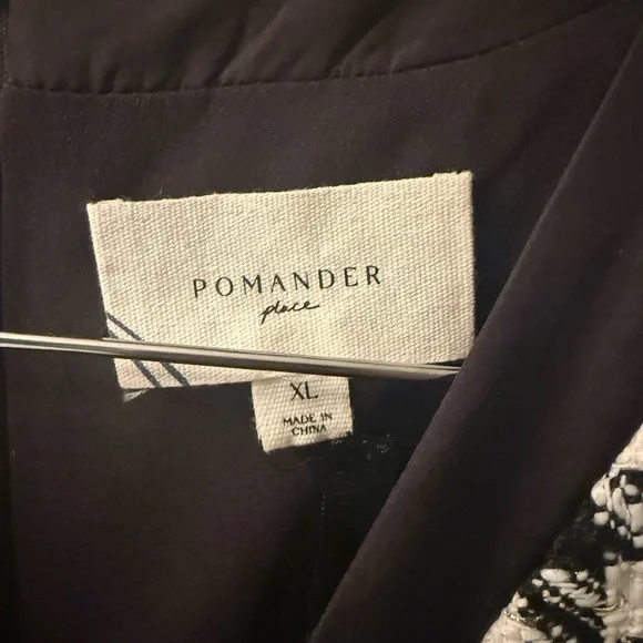 NWT POMANDER PLACE, Coco Tweed Bow Dress, XL - Picture 8 of 15